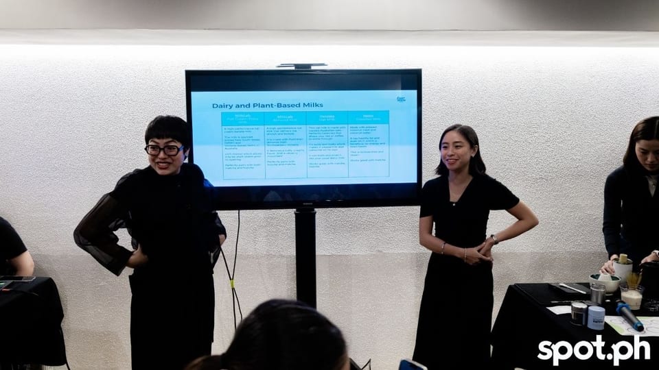 Ms. Jacque de Borja-Medestomas of Jacque and Matcha and Ms. Kia Alampay of Moonbug Matcha, who shared their expertise at the Spot Pass Matcha 101 workshop